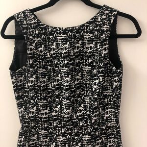 H&M Black and white dress